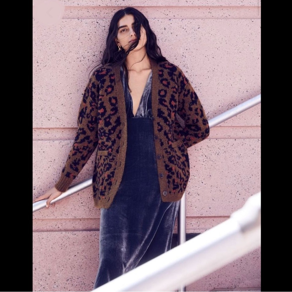 Madewell Jungle Cat Cardigan Sweater